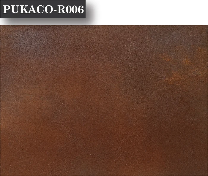 PUKACO RUST FINISH finish reference PUKACO R006