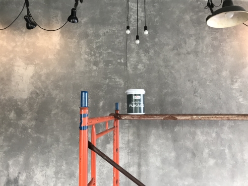 My Life Coffee Concrete Paint Project 
