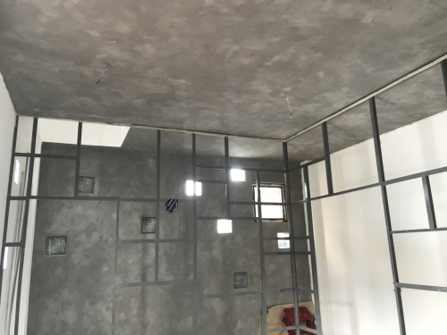 Tocotoco Milk Tea Concrete Paint Project 