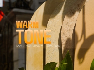 PUKACO Sand: Awaken Your Space with Warm Golden Concrete Effects