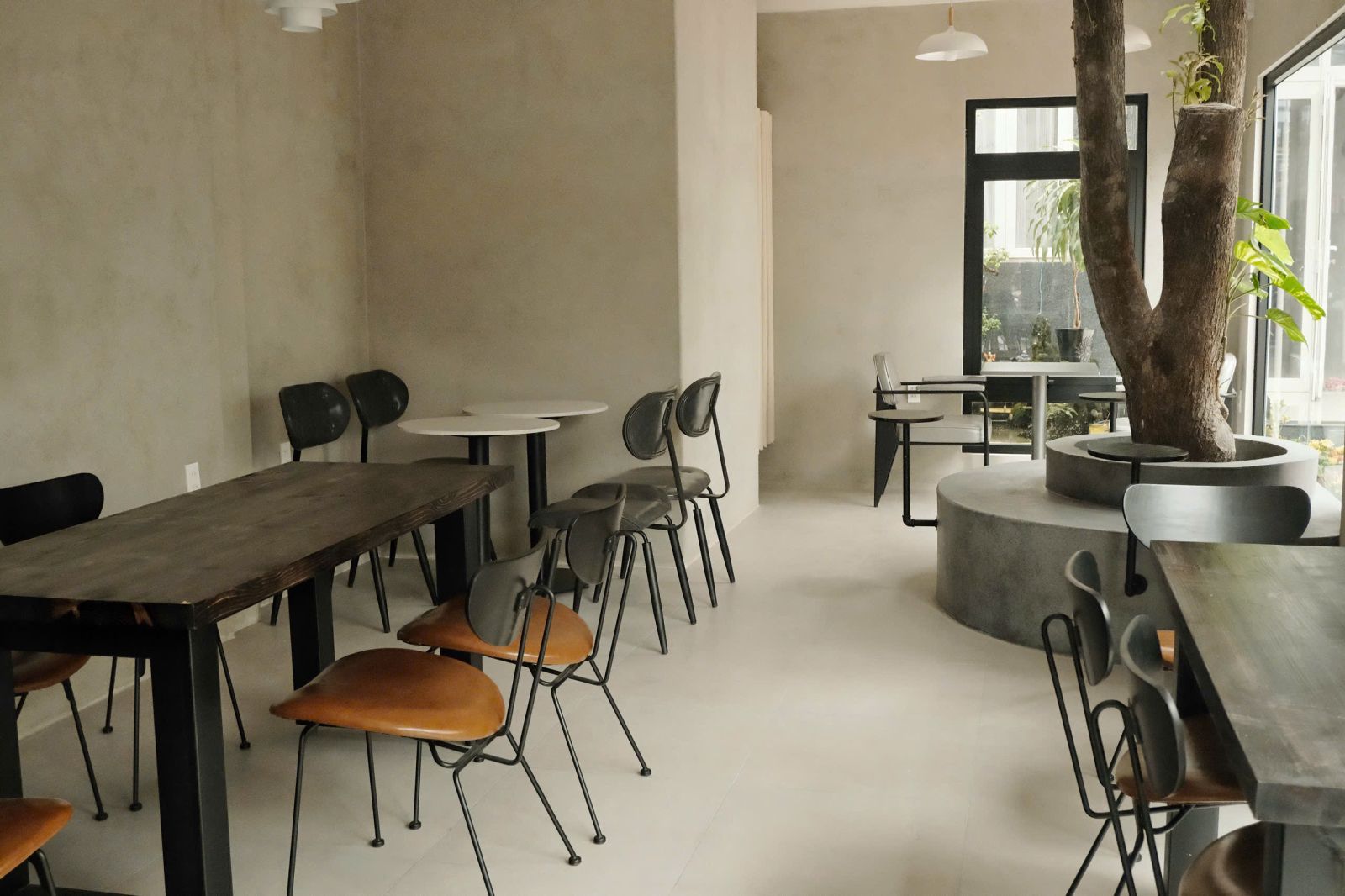 PUKACO Concrete Effect Paint - Café Design