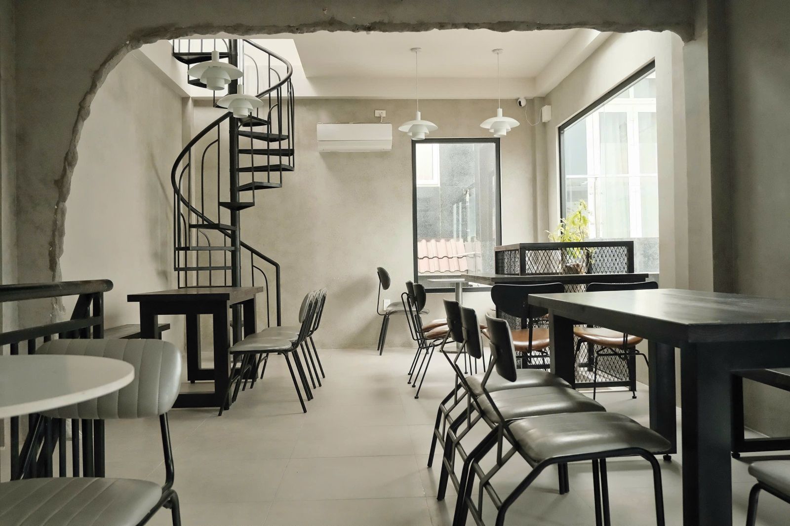 PUKACO Concrete Effect Paint - Café Design